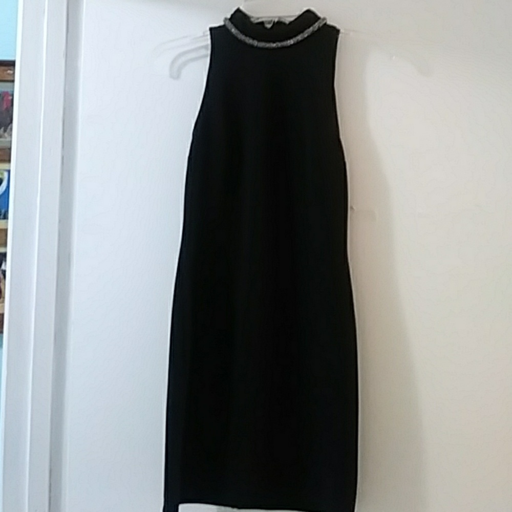 Ladies black sheath dress